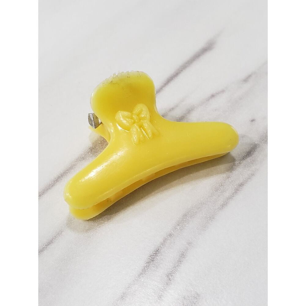 My Little Pony Accessories G1 MLP Hair Clip Barrette Banana Yellow Bow